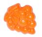 Mobile Preview: Kids button as a heart in orange 12 mm 0,47 inch